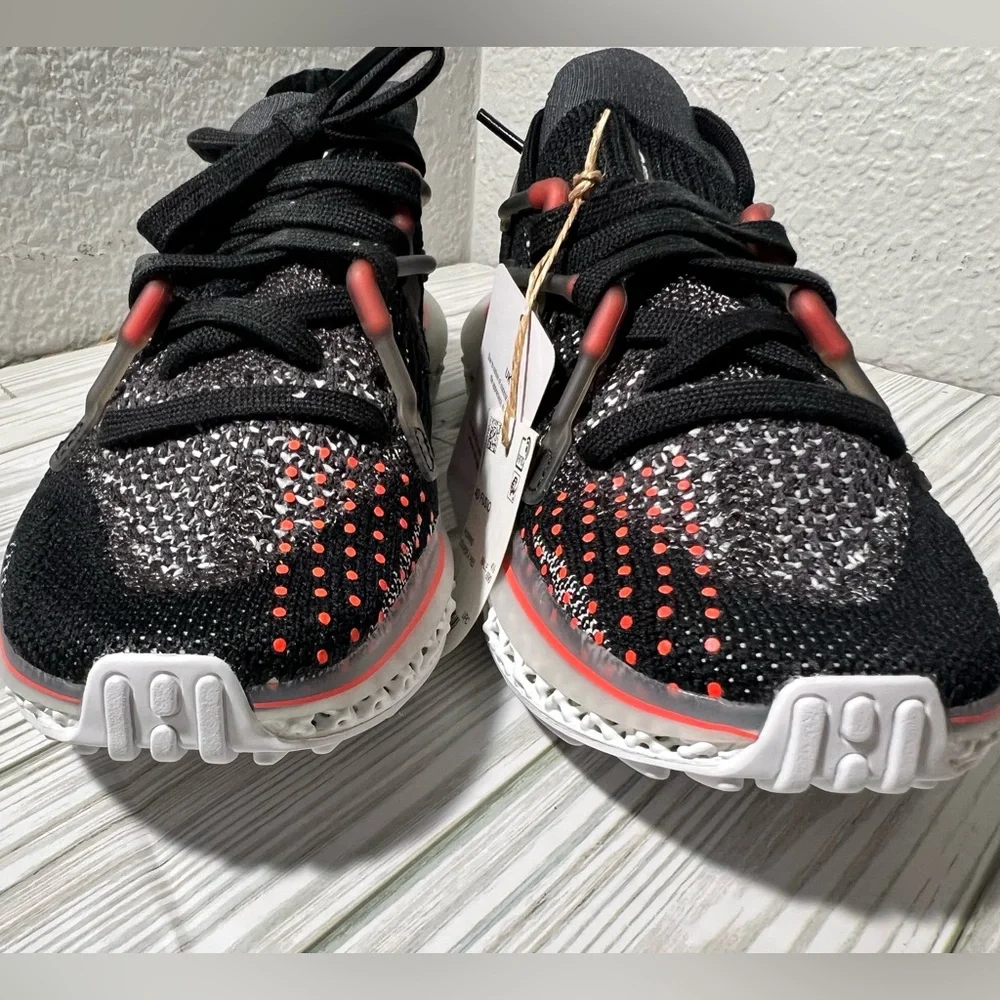 Adidas 4D Fusio men’s running shoe sneakers Black red size 5 GZ7884 athletic‎